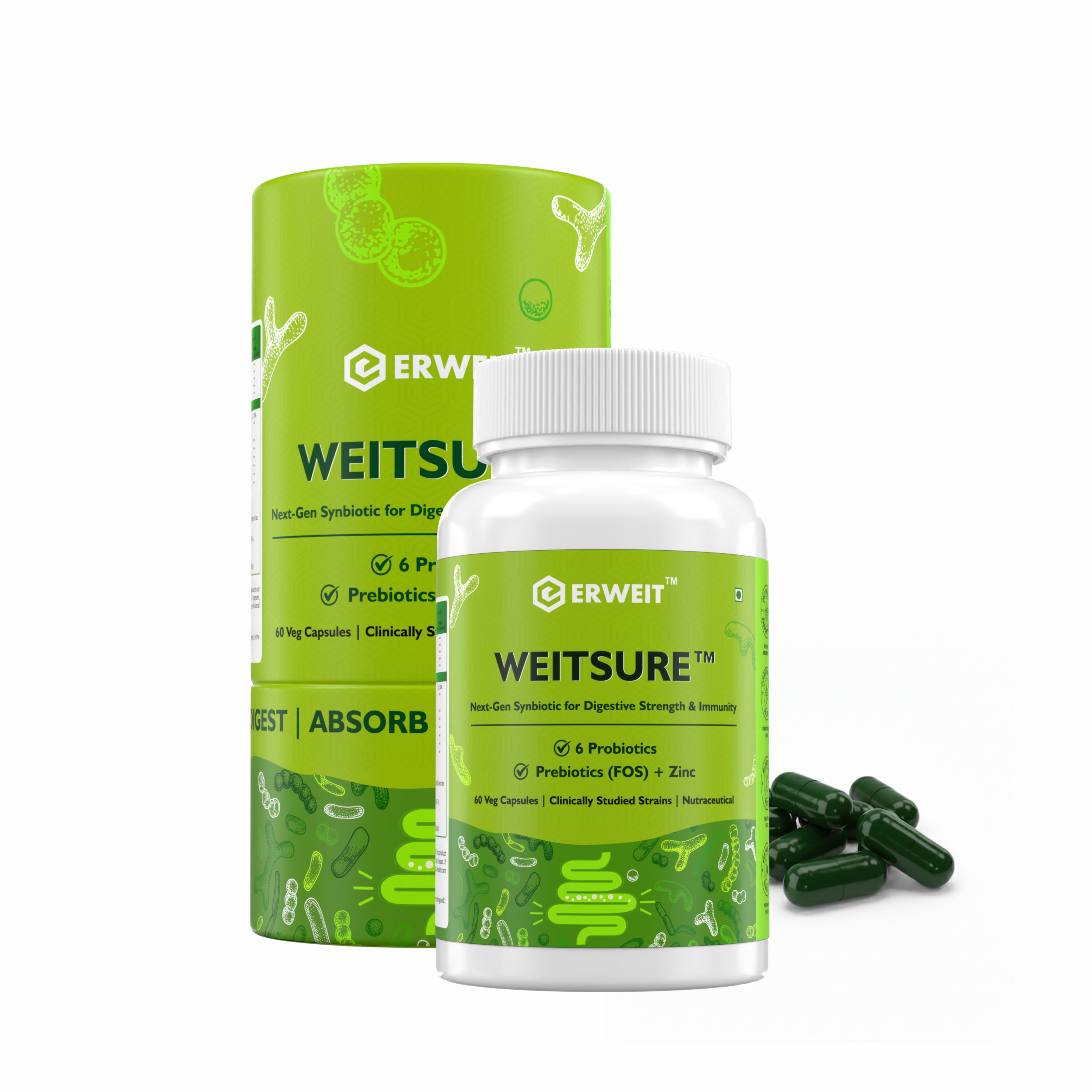 Weitsure™ – Advanced Synbiotic for Gut & Immune Health benefit infographic 1